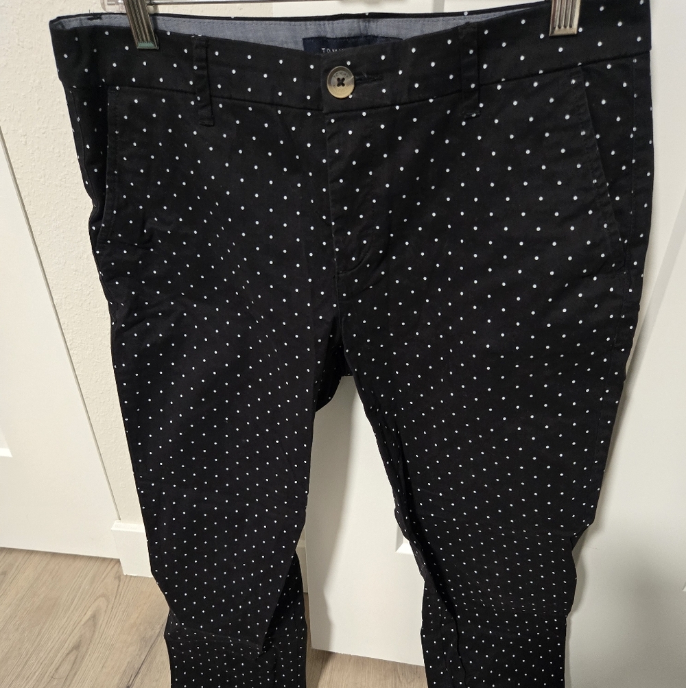 Tommy Hilfiger Black and White Poka Dot Pants